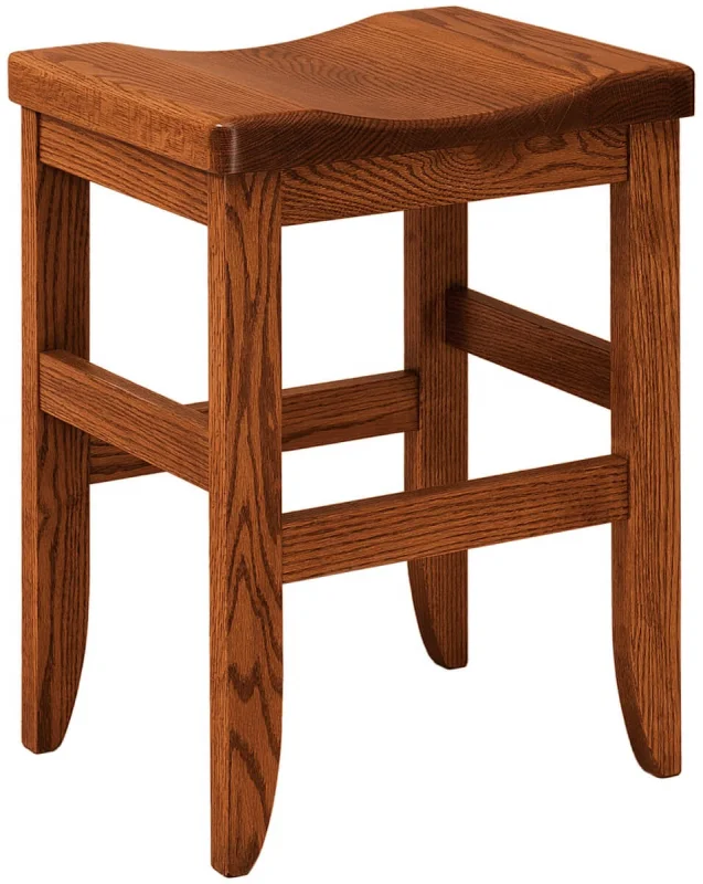 Sibbick Wooden Barstool in Oak