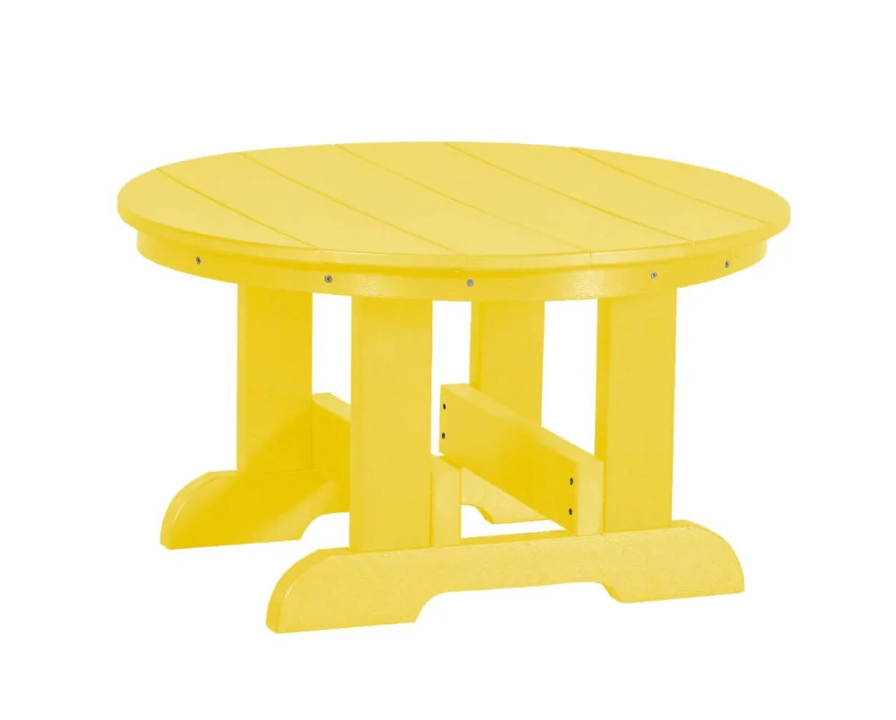 Lemon Yellow Sidra Outdoor Conversation Table