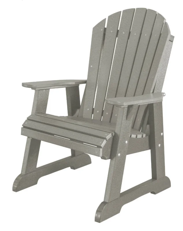 Light Gray Sidra Adirondack Dining Chair