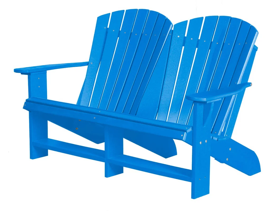 Blue Sidra Double Adirondack