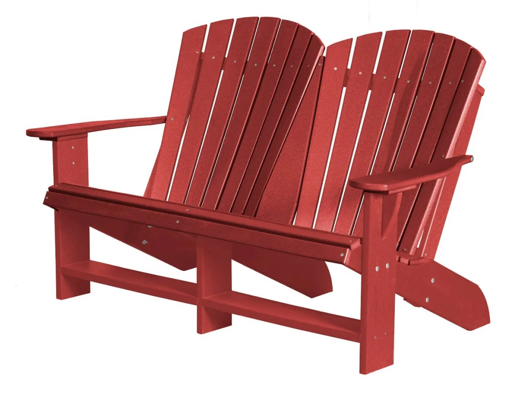 Cardinal Red Sidra Double Adirondack