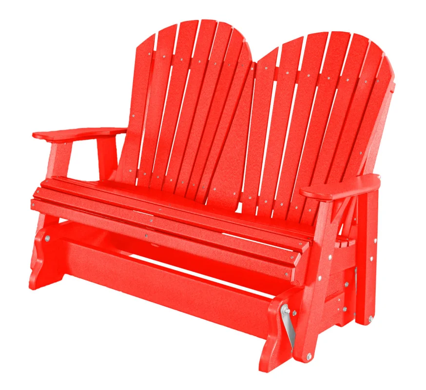 Bright Red Sidra Outdoor Double Glider