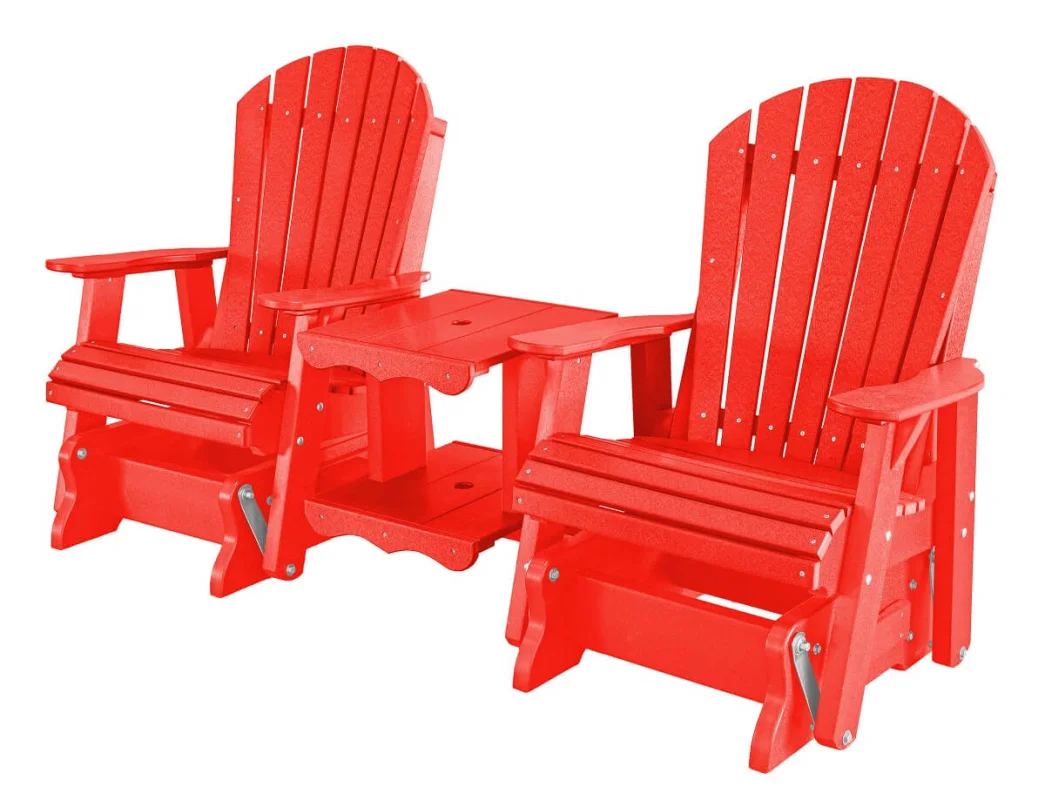 Bright Red Sidra Double Gliders