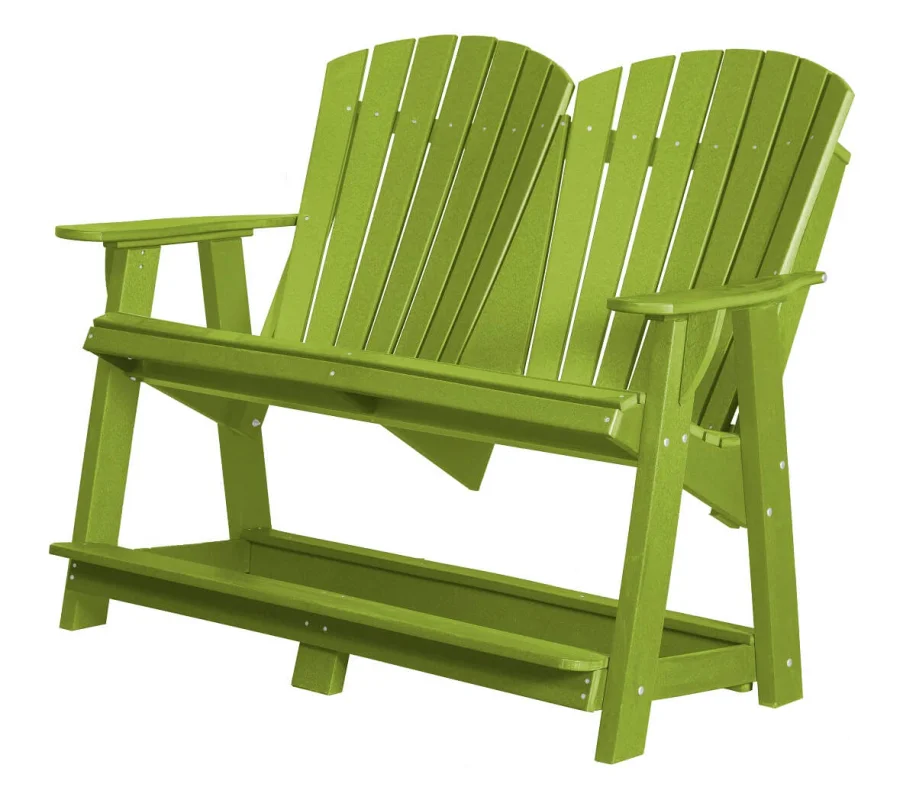 Lime Green Sidra Double High Adirondack
