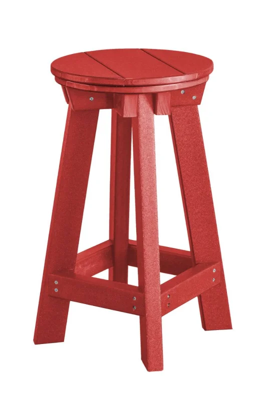 Cardinal Red Sidra Outdoor Bar Stool