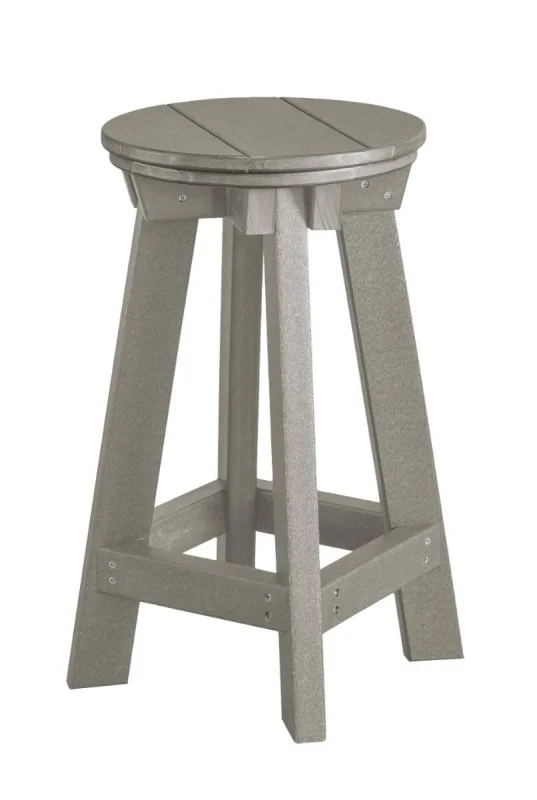 Light Gray Sidra Outdoor Bar Stool