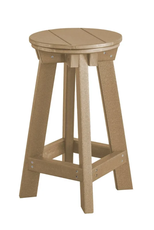 Weathered Wood Sidra Outdoor Bar Stool
