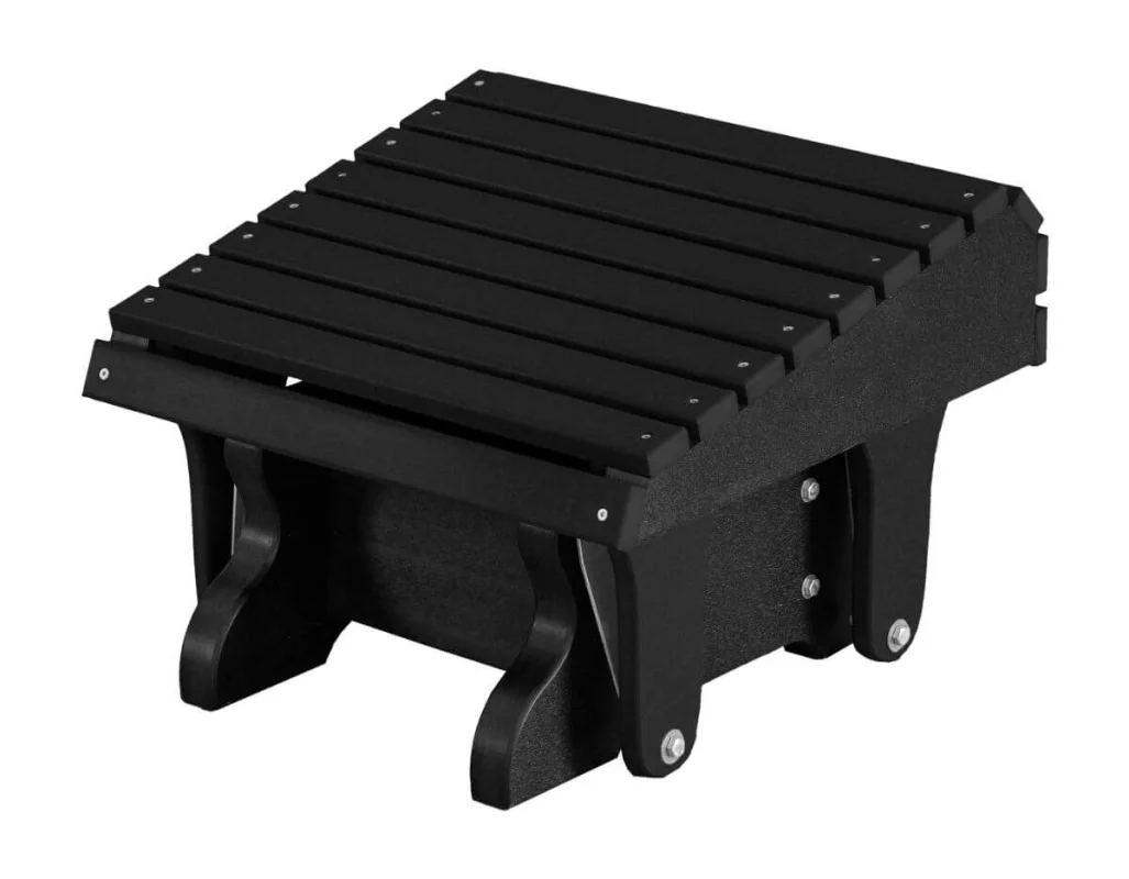 Black Sidra Outdoor Gliding Footrest