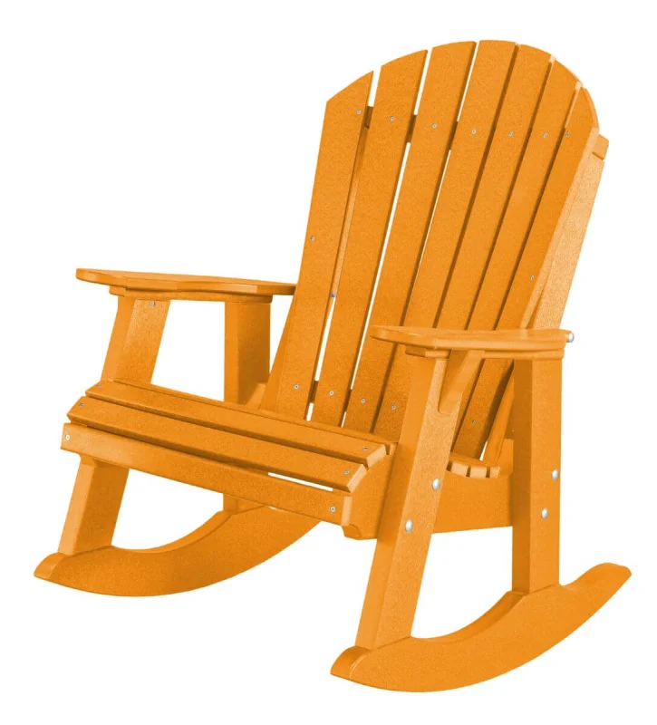 Bright Orange Sidra Adirondack Rocker