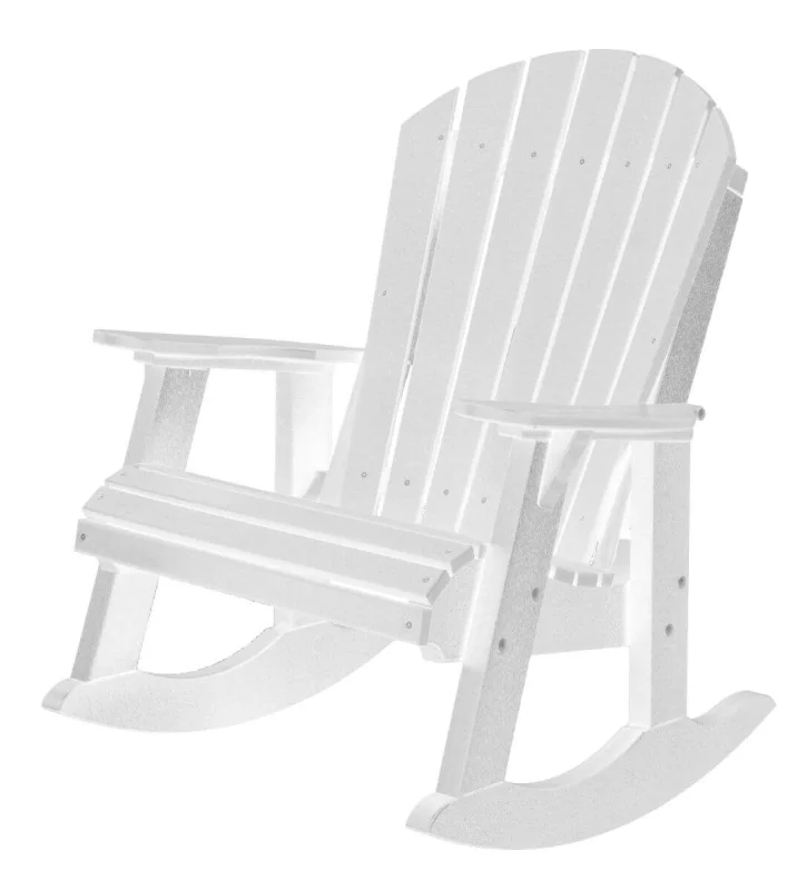 White Sidra Adirondack Rocker