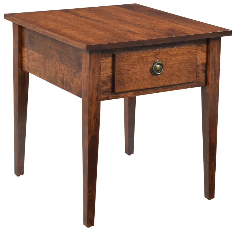Rustic Cherry Shake End Table