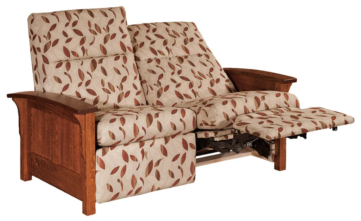Amish Made Reclining Love Seat