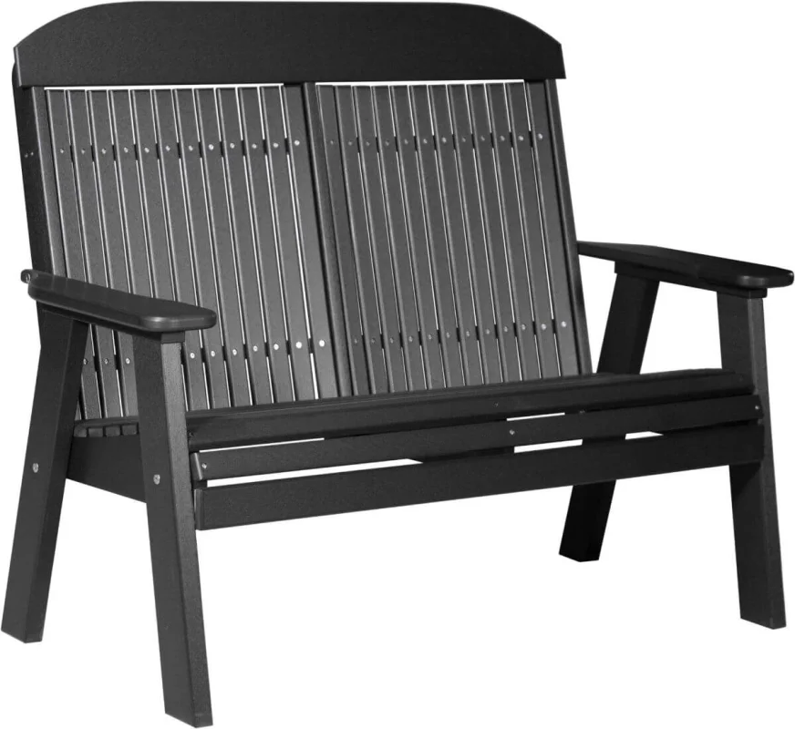 Black Stockton Patio Bench
