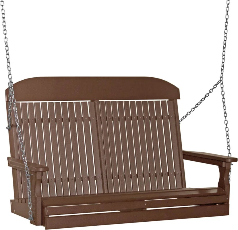 Chestnut Brown Stockton Porch Swing
