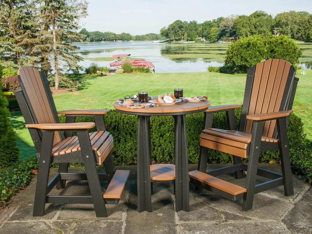 Two Tone Counter Height Dining Seating
