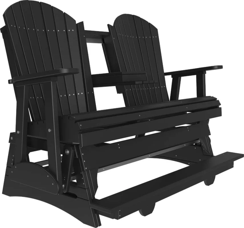 Black Tahiti Loveseat Balcony Glider