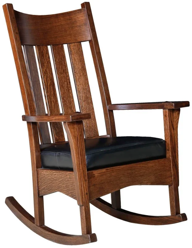 Tilleda Rocker with Leather Seat