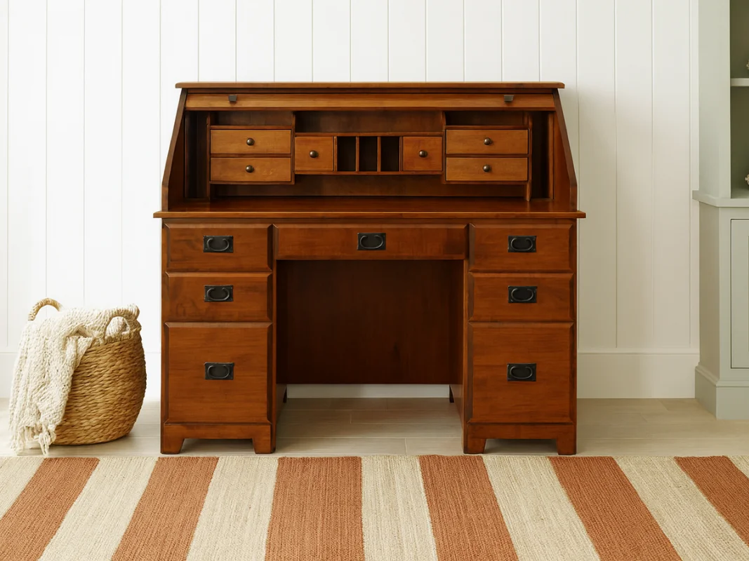 Transcriptionist's Roll Top Desk