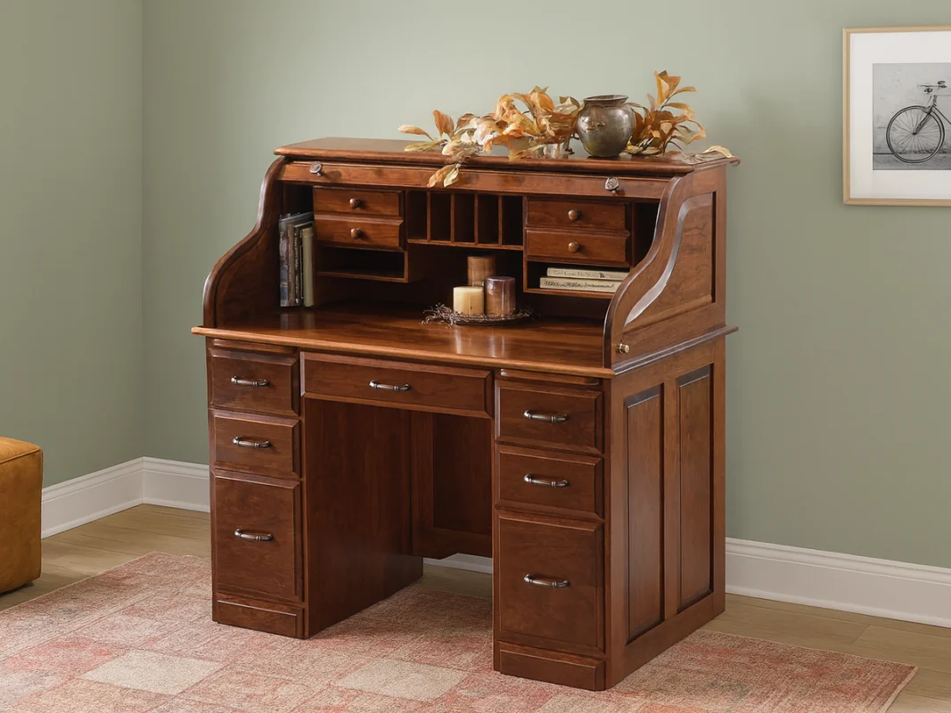 Treasurer's Roll Top Desk