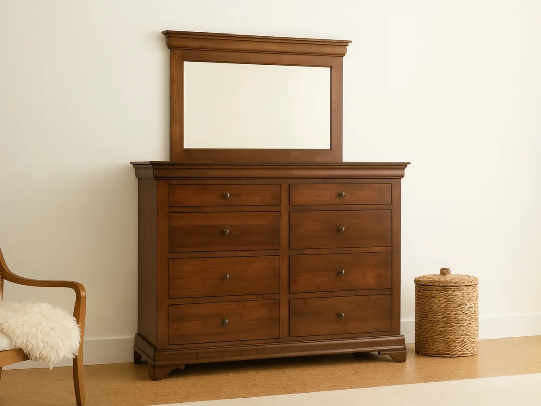 Amish Vincennes 10-Drawer Dresser