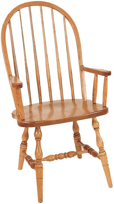 Arm Chair with Turned Base