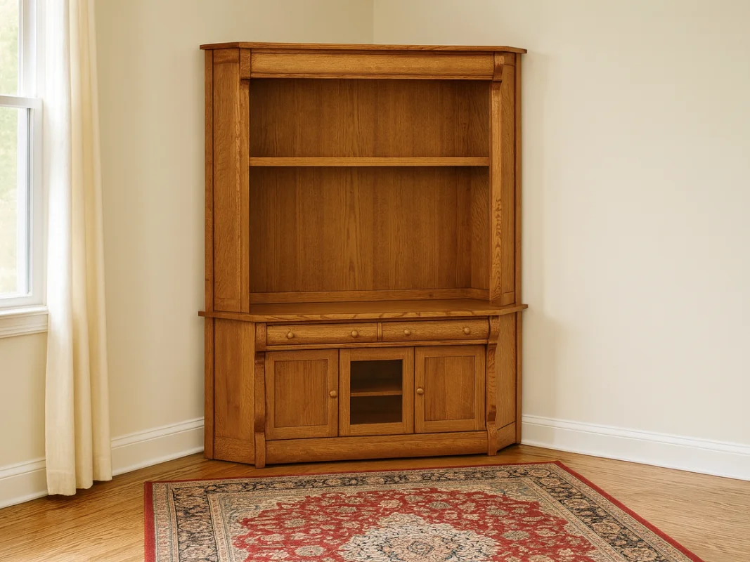 Wyndlot Sleigh Corner Entertainment Center
