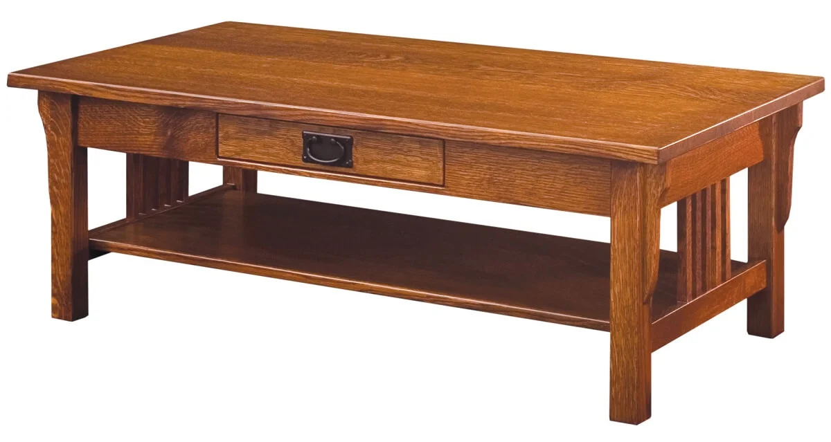 Zaynah Coffee Table in Quartersawn White Oak