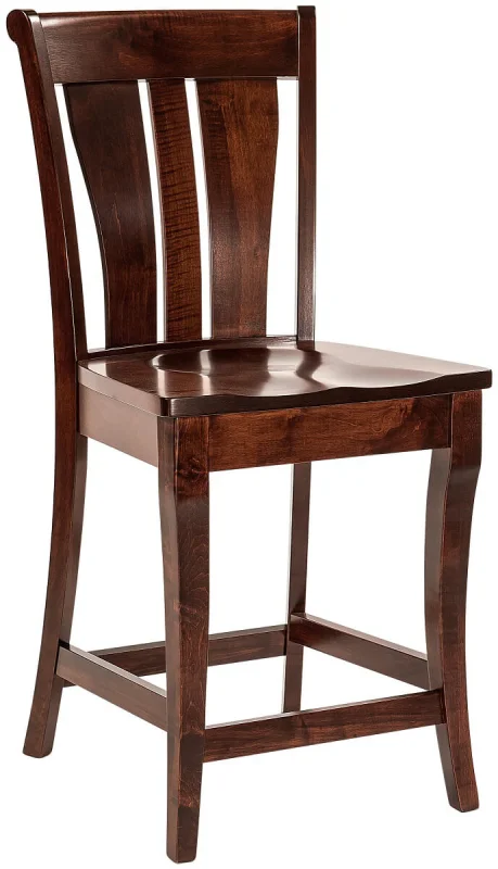 Zippelli Solid Wood Bar Chair
