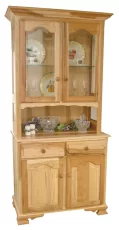 Belle Hearth Country China Cabinet in Hickory