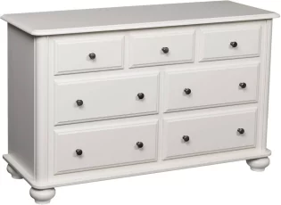 Cossette Changing Table Dresser in Brown Maple