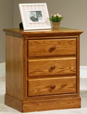 Geneva Nightstand in Oak with Spiced Apple stain