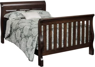 Geneva Panel full size bed conversion