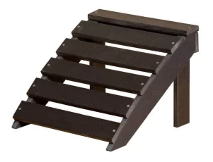 Black Odessa Outdoor Footrest