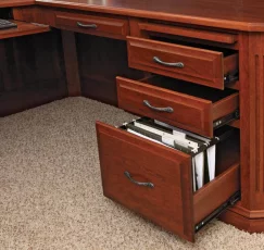 Dovetailed, full extension drawers