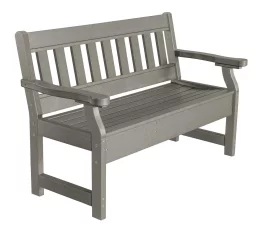 Light Gray Aden Garden Bench