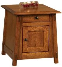 Alaterre Enclosed End Table