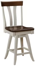 Two Tone Swivel Bar Chair