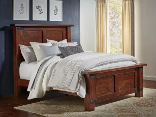 Rough Sawn Maple Bed Frame