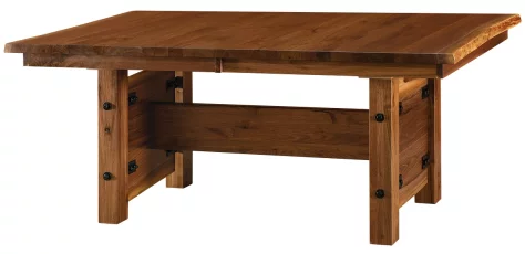 Angela Rustic Trestle Table