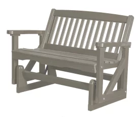 Light Gray Aniva Outdoor Double Glider