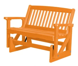 Orange Aniva Outdoor Double Glider