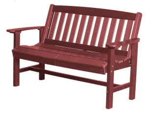 Cherry Wood Aniva Patio Bench