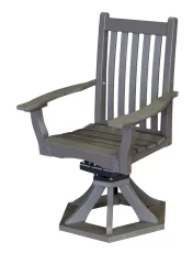 Dark Gray Aniva Swivel Rocker Chair