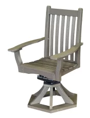 Light Gray Aniva Swivel Rocker Chair