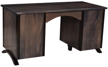 Fully Finished Back on Modern Desk