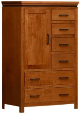 Avondale Solid Wood Chifferobe in Cherry