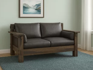 Azle Rustic Loveseat