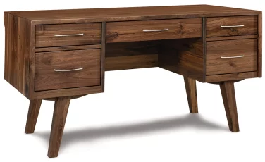 Beebe Mid-Century Office Desk for Writing & Storage