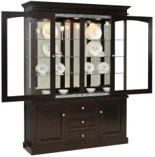 Sliding Door Display Hutch