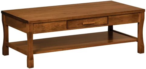 Calvin Coffee Table in Brown Maple